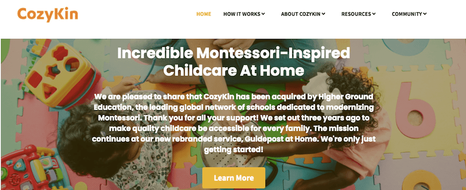 Screenshot of Strikingly user's website built on a nice template and filled with web content Screenshot of Strikingly user's website built on a nice template and filled with web content